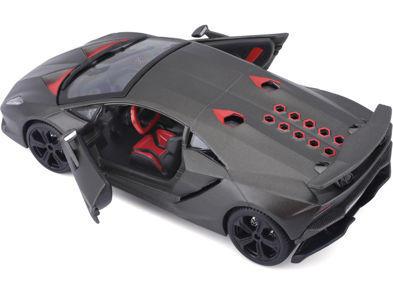 Bburago Plus Lamborghini Sesto Elemento 1:24 šedá metalíza