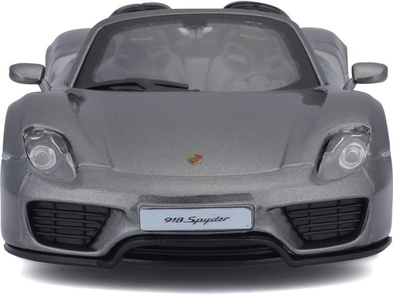 Bburago Plus Porsche 918 Spyder 1:24 stříbrná