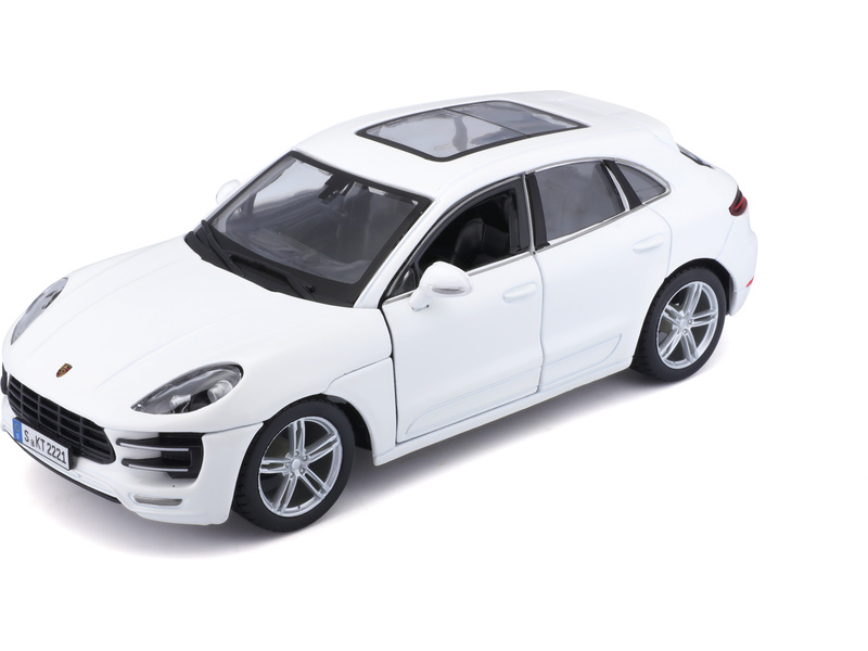 Bburago Plus Porsche Macan 1:24 bílá