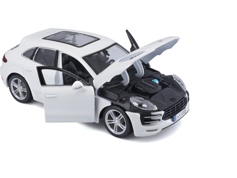 Bburago Plus Porsche Macan 1:24 bílá