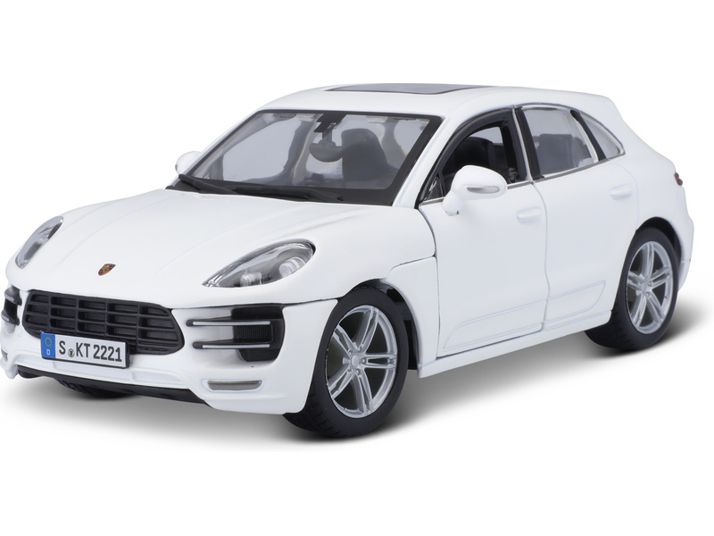 Bburago Plus Porsche Macan 1:24 bílá