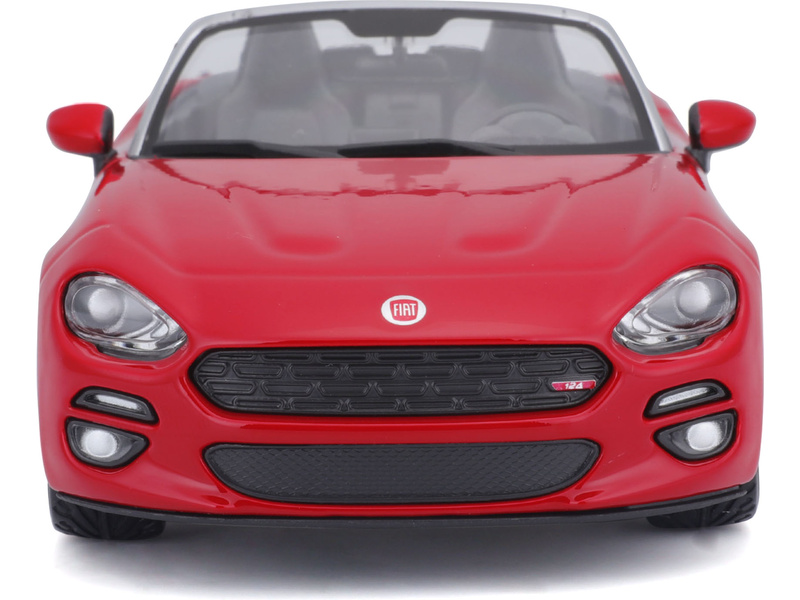Bburago Plus Fiat 124 Spider 1:24 červená