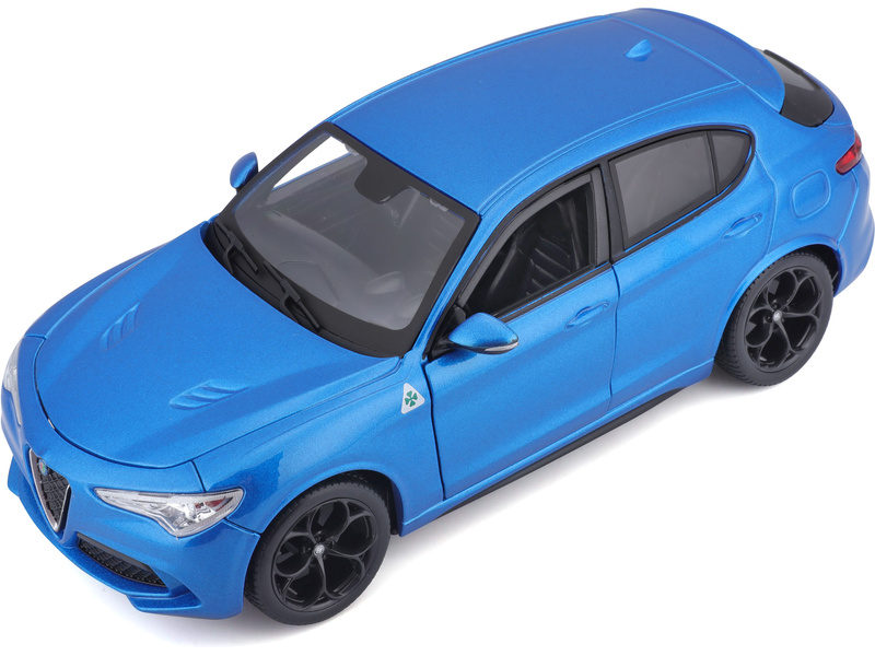 Bburago Alfa Romeo Stelvio 1:24 modrá metalíza