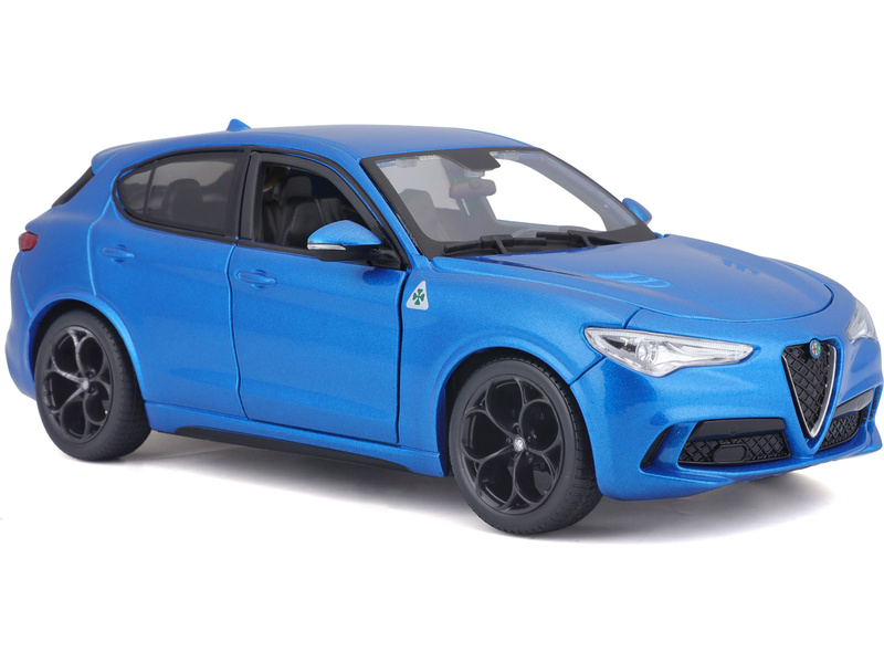 Bburago Alfa Romeo Stelvio 1:24 modrá metalíza