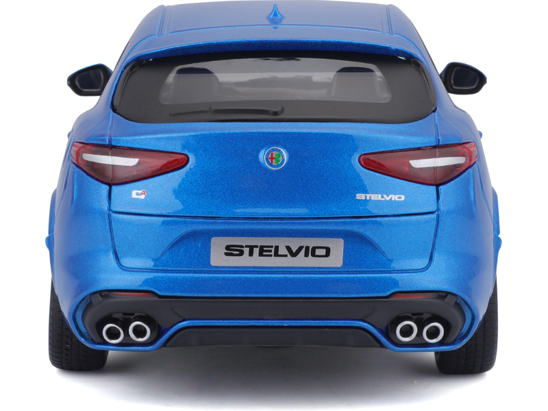Bburago Alfa Romeo Stelvio 1:24 modrá metalíza