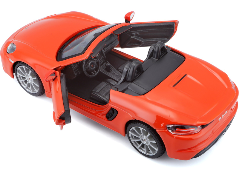 Bburago Porsche 718 Boxster 1:24 oranžová