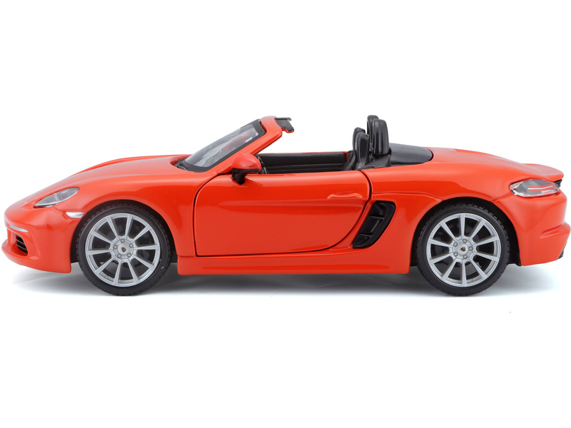 Bburago Porsche 718 Boxster 1:24 oranžová