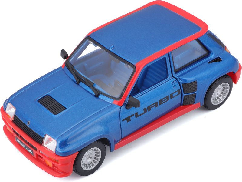 Bburago Renault 5 Turbo 1:24 modrá metalíza