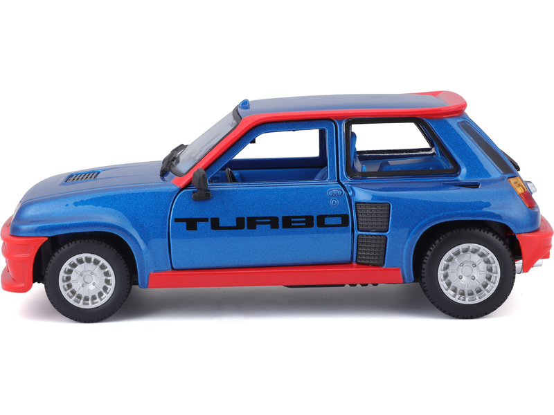 Bburago Renault 5 Turbo 1:24 modrá metalíza