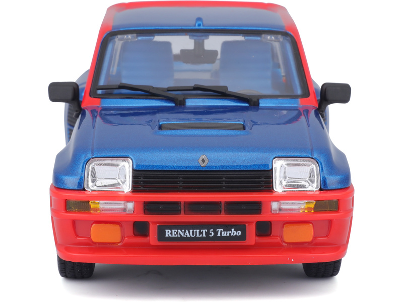 Bburago Renault 5 Turbo 1:24 modrá metalíza