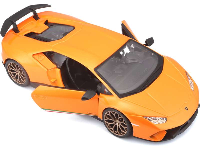 Bburago Lamborghini Huracan Performante 1:24 oranžová metalíza