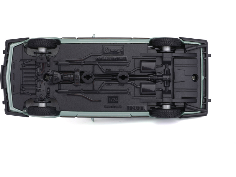 Bburago Plus Ford Capri 1982 1:24 světle zelená metalíza