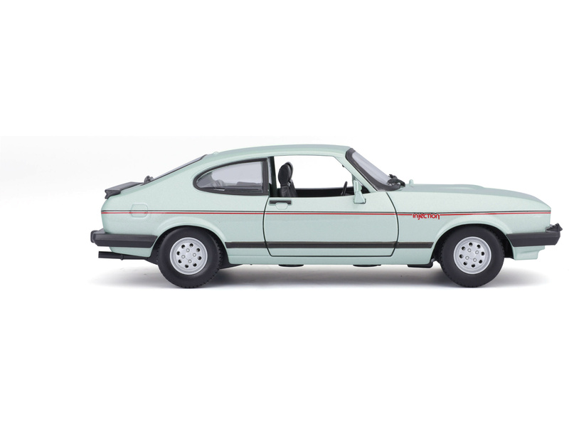 Bburago Plus Ford Capri 1982 1:24 světle zelená metalíza