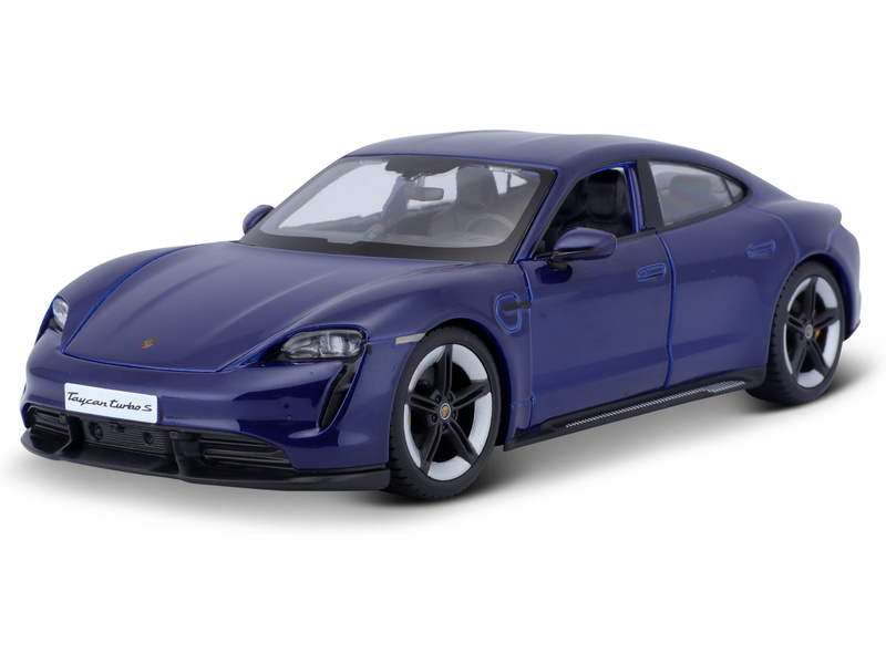 Bburago Porsche Taycan Turbo S 2019 Carrara 1:24 modrá