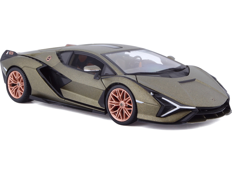 Bburago Lamborghini Sian FKP37 1:24 zelená metalíza