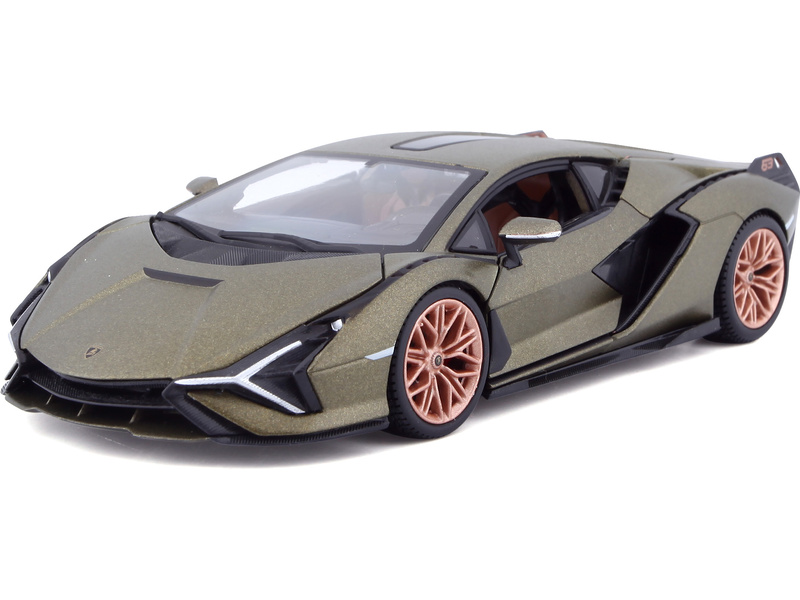 Bburago Lamborghini Sian FKP37 1:24 zelená metalíza