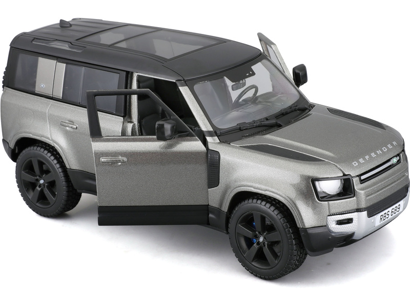 Bburago Land Rover Defender 110 1:24 zelená metalíza