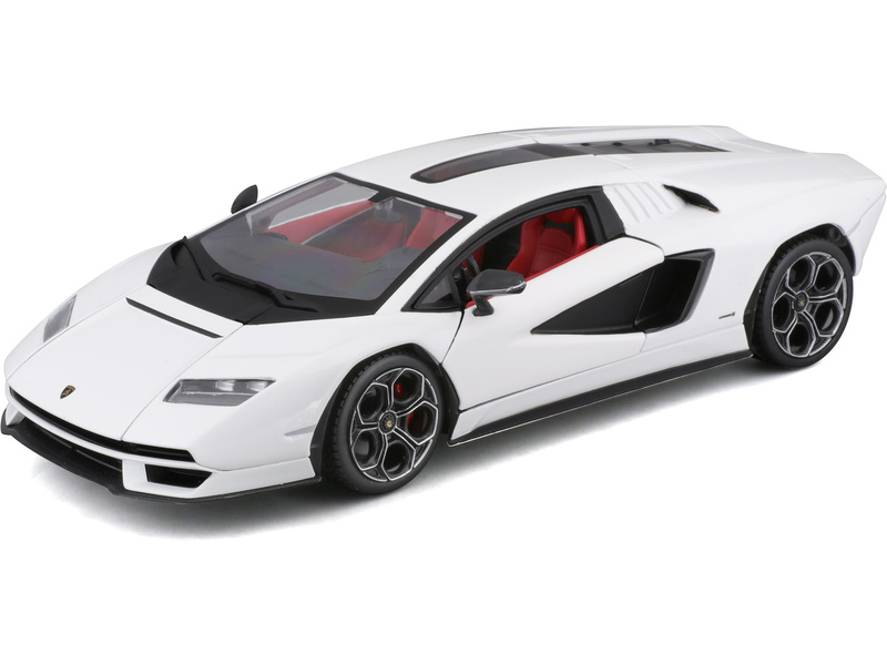 Bburago Lamborghini Countach LPI 800-4 1:24 bílá