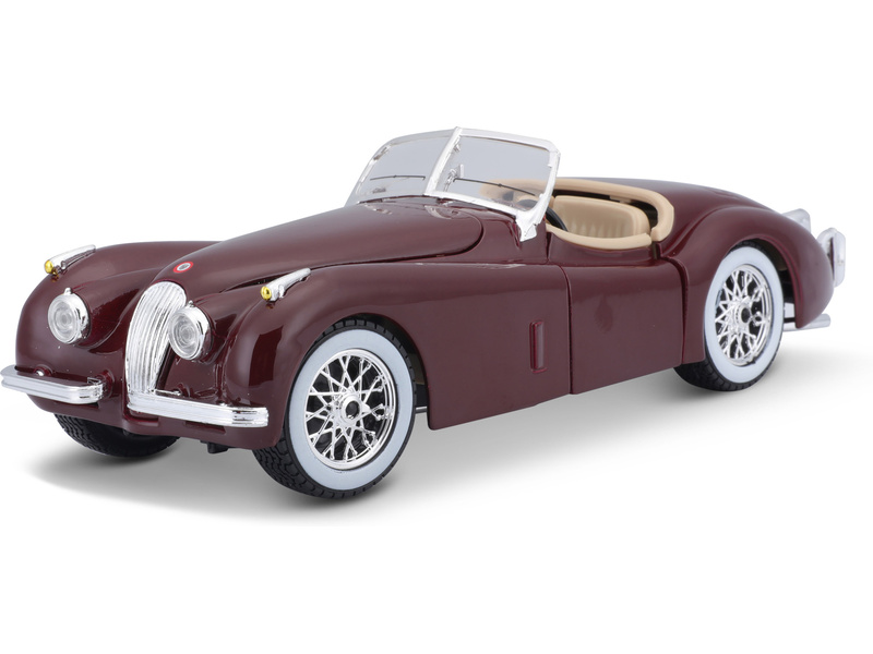 Bburago Jaguar XK 120 Roadster 1951 1:24 červená