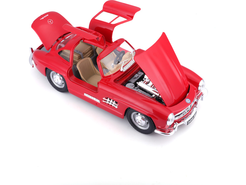 Bburago Mercedes-Benz 300 SL 1954 1:24 červená