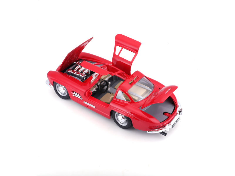 Bburago Mercedes-Benz 300 SL 1954 1:24 červená