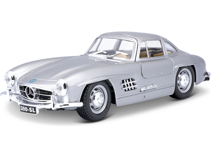 Bburago Mercedes-Benz 300 SL 1954 1:24 stříbrná