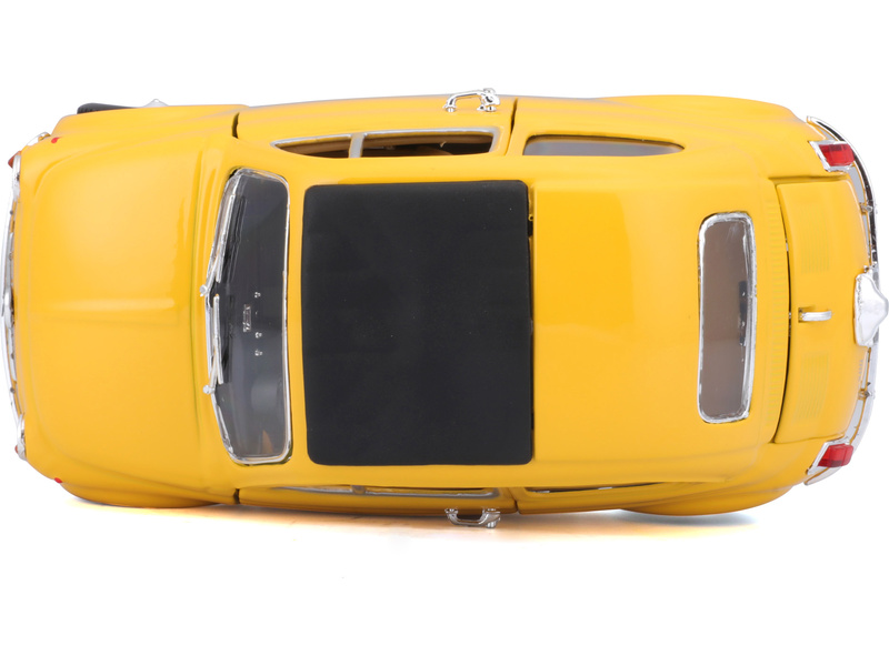 Bburago Fiat 500F 1965 1:24 žlutá
