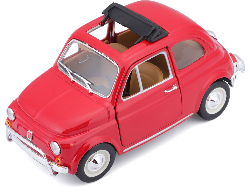Bburago Fiat 500L 1968 1:24 červená