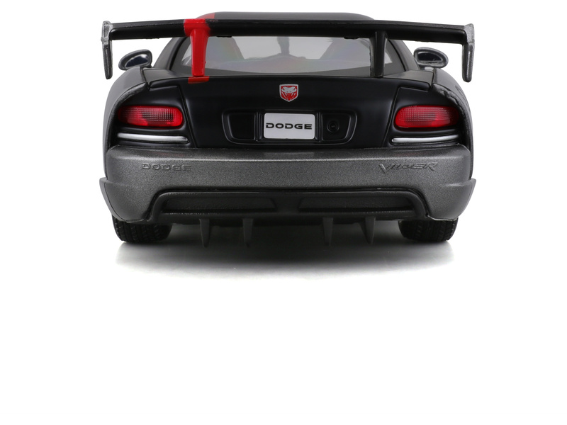 Bburago Dodge Viper SRT 10 ACR 1:24 šedá metalíza/matná černá