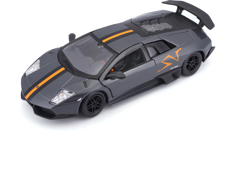 Bburago Lamborghini Murciélago LP 670-4 SV 1:24 China LE šedá metalíza