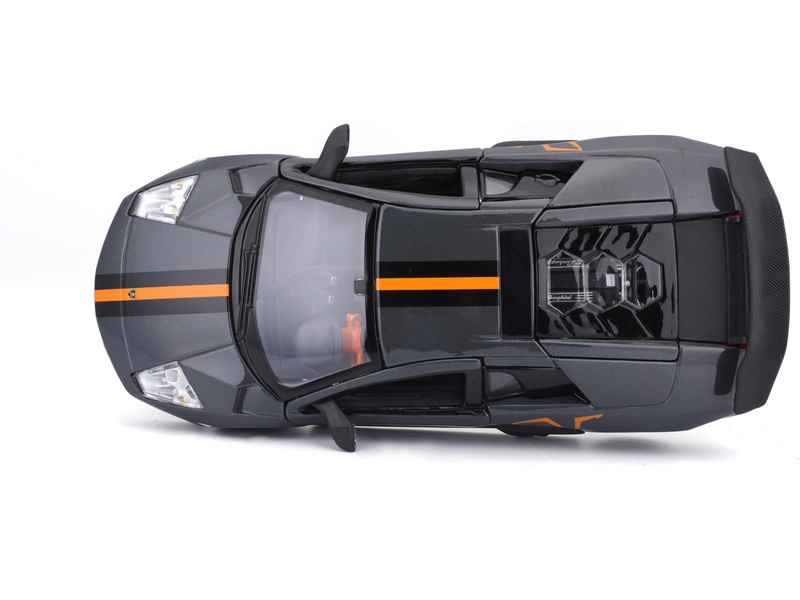 Bburago Lamborghini Murciélago LP 670-4 SV 1:24 China LE šedá metalíza