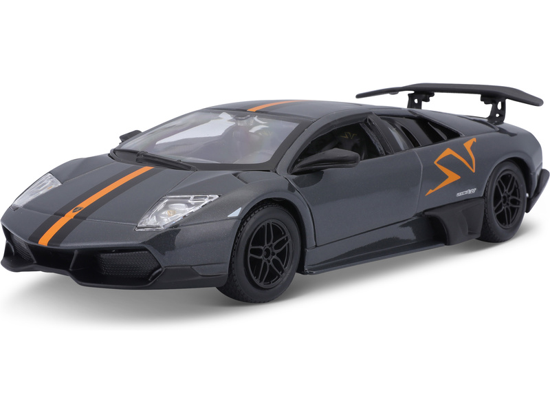 Bburago Lamborghini Murciélago LP 670-4 SV 1:24 China LE šedá metalíza
