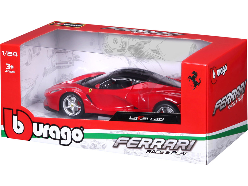 Bburago Ferrari LaFerrari 1:24 červená