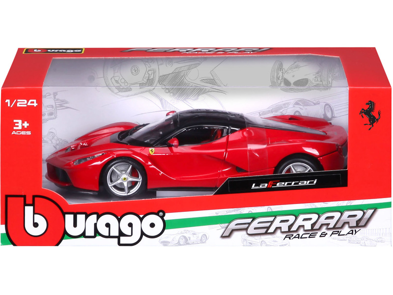 Bburago Ferrari LaFerrari 1:24 červená