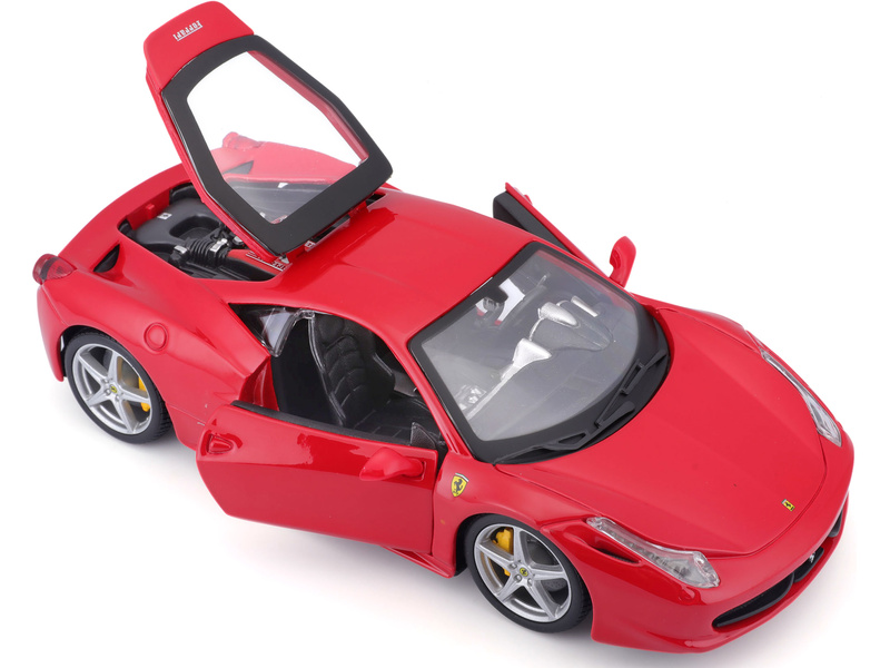 Bburago Ferrari 458 Italia 1:24 červená