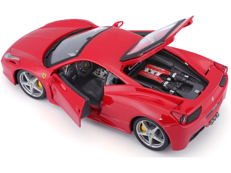 Bburago Ferrari 458 Italia 1:24 červená