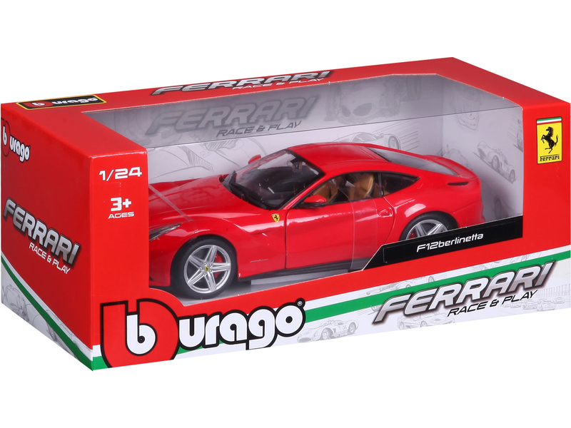 Bburago Ferrari F12 Berlinetta 1:24 červená
