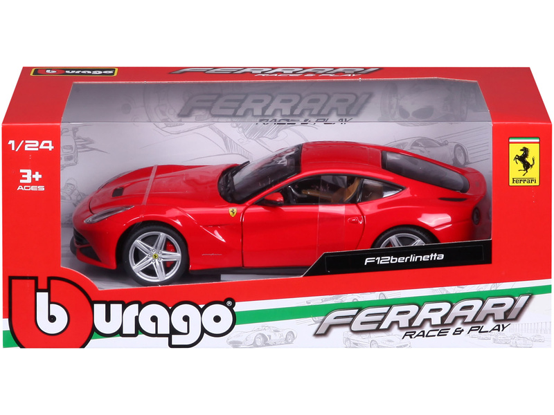 Bburago Ferrari F12 Berlinetta 1:24 červená