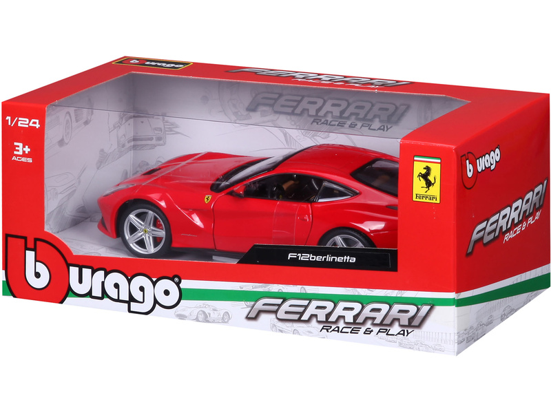 Bburago Ferrari F12 Berlinetta 1:24 červená
