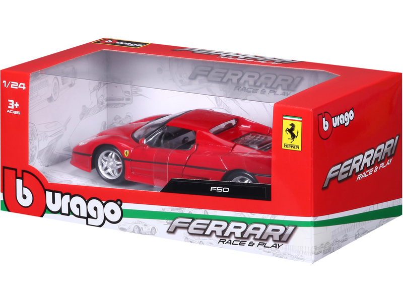 Bburago Ferrari F50 1:24 červená