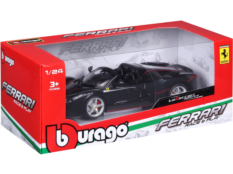 Bburago Ferrari LaFerrari Aperta 1:24 černá metalíza