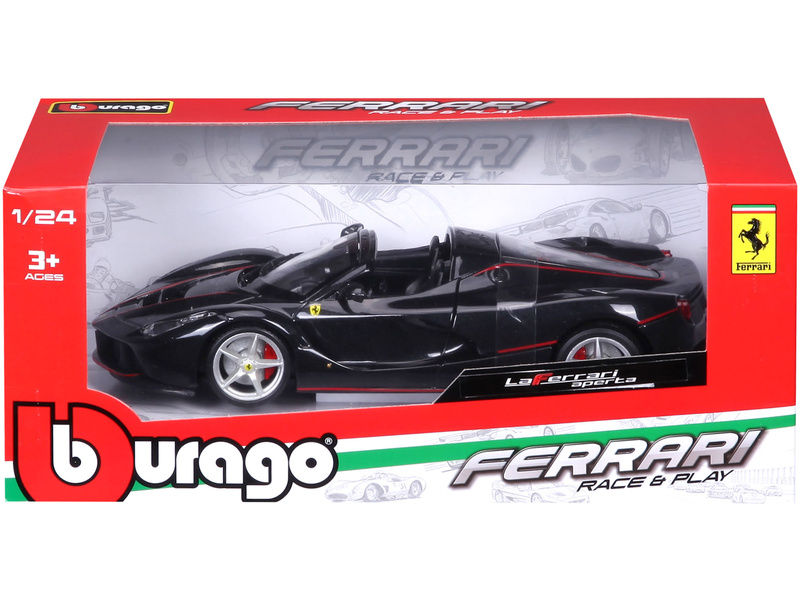 Bburago Ferrari LaFerrari Aperta 1:24 černá metalíza