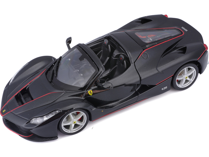 Bburago Ferrari LaFerrari Aperta 1:24 černá metalíza
