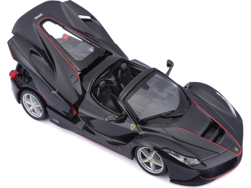 Bburago Ferrari LaFerrari Aperta 1:24 černá metalíza