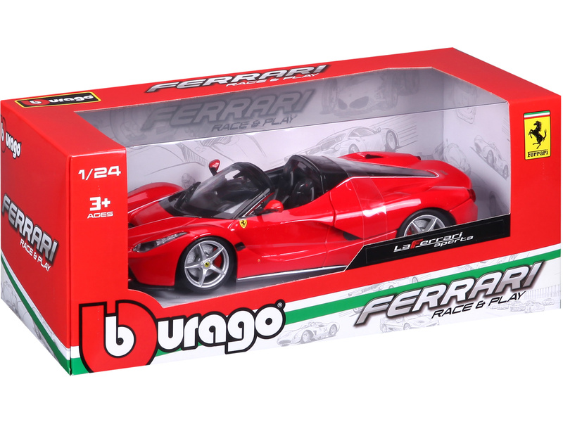 Bburago Ferrari LaFerrari Aperta 1:24 červená
