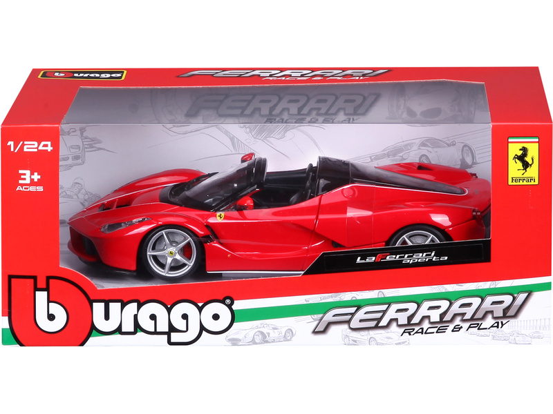 Bburago Ferrari LaFerrari Aperta 1:24 červená