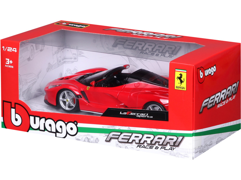 Bburago Ferrari LaFerrari Aperta 1:24 červená