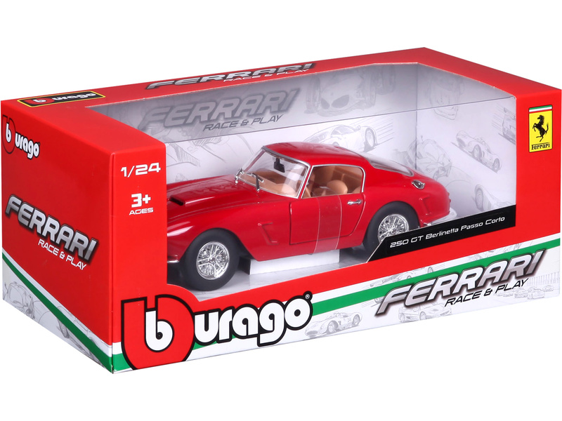 Bburago Ferrari 250 GT Berlinetta 1:24 červená