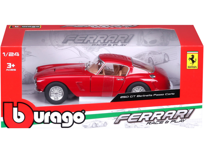 Bburago Ferrari 250 GT Berlinetta 1:24 červená