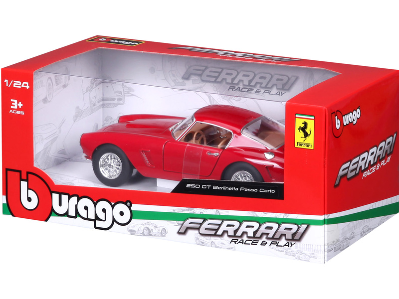 Bburago Ferrari 250 GT Berlinetta 1:24 červená